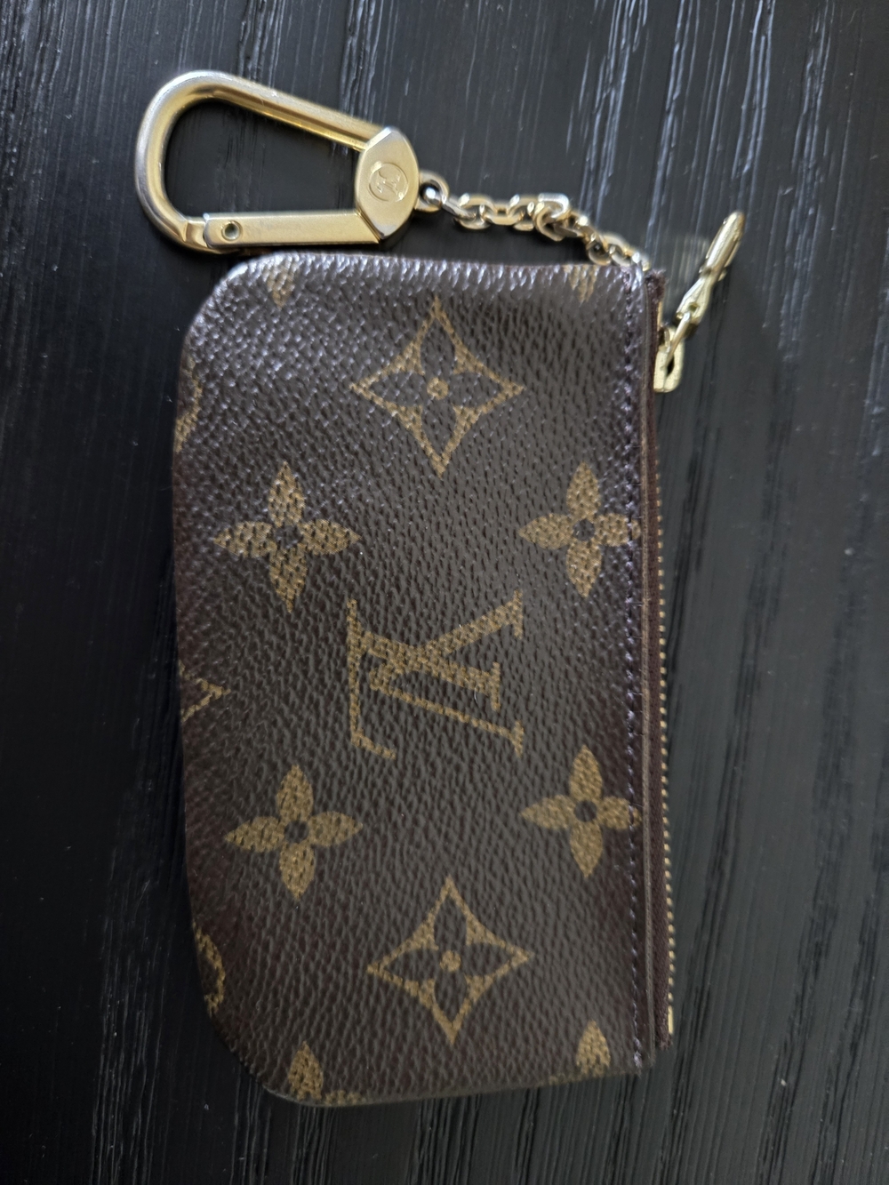 Louis Vuitton Monogram Key Pouch in Brown - Picture 2 of 6